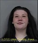 Mugshot of COLBIE MICHAELA JAMESON booked in Linn County, Iowa on April 17, 2026