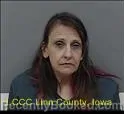 Mugshot of NOEL CHRISTINE JAMES booked in Linn County, Iowa on April 30, 2026