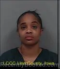 Mugshot of KELIS DASHAY TWIGGS booked in Linn County, Iowa on May 1, 2026