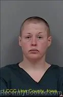 Mugshot of ANDREA JUSTINE WILSON booked in Linn County, Iowa on May 7, 2026