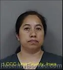 Mugshot of SILVIA FACIO booked in Linn County, Iowa on May 7, 2026