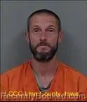 Mugshot of SCOTT ALAN CUSHATT booked in Linn County, Iowa on May 9, 2026