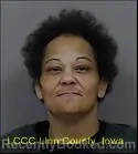 Mugshot of TASHA ANNETTE GIBSON booked in Linn County, Iowa on May 12, 2026