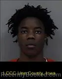Booking photo from Linn County, Iowa