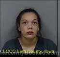 Mugshot of AMIRACLE EMMAYA LEE HUGH booked in Linn County, Iowa on June 16, 2026