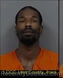 Mugshot of DEDRIC DEANTE HUGHES booked in Linn County, Iowa on June 16, 2026