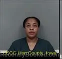 Mugshot of TAKARA SIMMONS booked in Linn County, Iowa on June 29, 2026