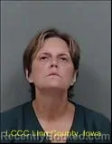 Mugshot of KAREN KAY AKAR booked in Linn County, Iowa on July 1, 2026