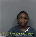 Mugshot of CRISTINA SIMBA DOMINGOSGOMES booked in Linn County, Iowa on July 6, 2026