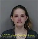 Mugshot of MARIAH MARIE COX booked in Linn County, Iowa on July 6, 2026