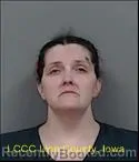 Mugshot of CANDICE LAURIN STEFFENS booked in Linn County, Iowa on July 9, 2026