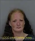 Mugshot of JENNIFER REBECCA FRANKS booked in Linn County, Iowa on July 10, 2026