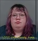 Mugshot of OLIVIA LOUISE URBAN booked in Linn County, Iowa on July 10, 2026