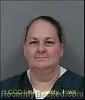 Mugshot of LISA MARIE GOOD booked in Linn County, Iowa on July 10, 2026