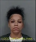 Mugshot of SHANTRES LESHAYLE JOHNSON booked in Linn County, Iowa on July 10, 2026
