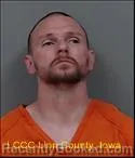 Mugshot of DUSTIN OWEN NORTON booked in Linn County, Iowa on July 11, 2026