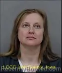 Mugshot of NATALIA VALERIEVNA OPSAHL booked in Linn County, Iowa on July 14, 2026