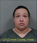 Mugshot of DEANN MARIE JONES booked in Linn County, Iowa on July 15, 2026