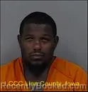 Mugshot of Denzel Rakeem Juarez booked in Linn County, Iowa on August 21, 2026