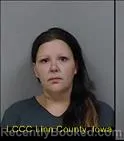 Mugshot of Morgan Laanne Elliff booked in Linn County, Iowa on August 24, 2026