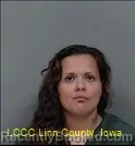 Mugshot of Emeli Alicea Rivera booked in Linn County, Iowa on September 13, 2026
