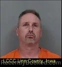 Mugshot of Richard Jason Merta booked in Linn County, Iowa on September 13, 2026