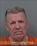 Mugshot of Jeffrey Erin Cave booked in Linn County, Iowa on September 14, 2026