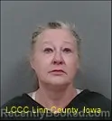 Mugshot of Ondrea Jean Allison booked in Linn County, Iowa on October 25, 2026