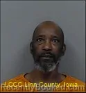 Mugshot of Calvin Eugene Allison booked in Linn County, Iowa on October 25, 2026