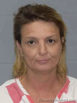 Mugshot of ROBIN LYNNE FRANA booked in MIlls County, Iowa on April 22, 2026