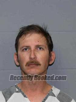 Booking photo from MIlls County, Iowa