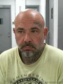 Mugshot of WILLIAM MARK STANLEY booked in Muscatine County, Iowa on April 27, 2026