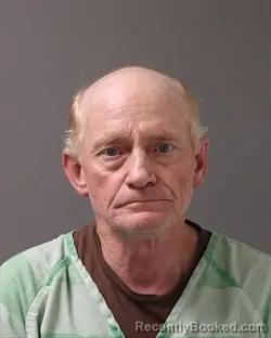 Mugshot of James Arthur Wilcoxson booked in Polk County, Iowa on August 21, 2026