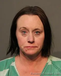 Mugshot of SARAH REBECCA BACEHOWSKI booked in Polk County, Iowa on March 12, 2026