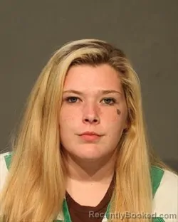 Mugshot of Kayla Rae Brown booked in Polk County, Iowa on September 7, 2026