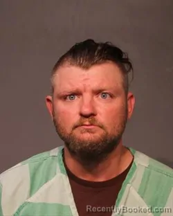 Mugshot of Dustin Jasen Paul Perin booked in Polk County, Iowa on August 24, 2026