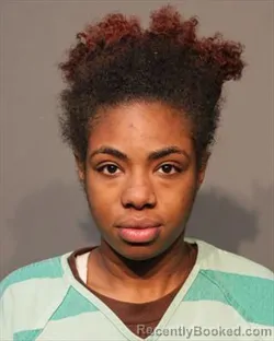 Mugshot of JASHIA SILHOUTTE WOODS booked in Polk County, Iowa on March 13, 2026