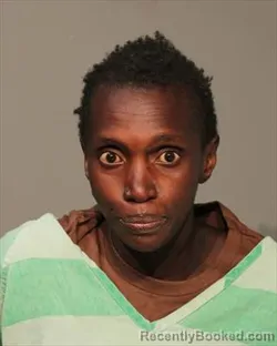 Mugshot of GRACE WANGARI WAMBUGU booked in Polk County, Iowa on July 9, 2026