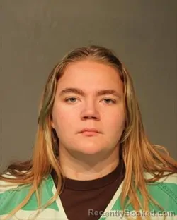 Mugshot of Jasmine Joann Rowe booked in Polk County, Iowa on August 19, 2026