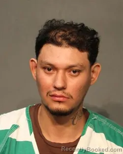 Mugshot of Carlos Ossiel Sanchez Perez booked in Polk County, Iowa on August 21, 2026