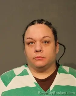 Mugshot of Amy Lee Fell booked in Polk County, Iowa on August 31, 2026