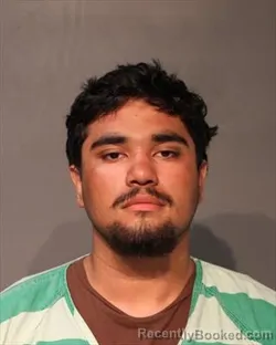 Mugshot of Justyn Orlando Gonzalez Rivas booked in Polk County, Iowa on August 28, 2026