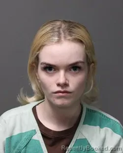 Mugshot of MADISON MARY GROOMES booked in Polk County, Iowa on March 9, 2026