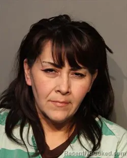 Mugshot of VIRGINIA CELINDA RODRIGUEZ booked in Polk County, Iowa on March 15, 2026