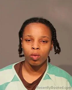 Mugshot of JALINA DANA JORDAN booked in Polk County, Iowa on April 16, 2026