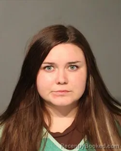 Mugshot of Hanna Gustin booked in Polk County, Iowa on August 17, 2026