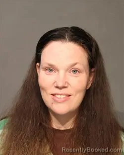 Mugshot of ANGIE LEE WRIGHT booked in Polk County, Iowa on May 10, 2026