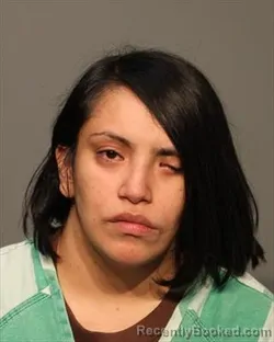 Mugshot of Karla Yesenia Cortez booked in Polk County, Iowa on August 19, 2026