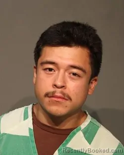 Mugshot of Daniel Guevara Gutierrez booked in Polk County, Iowa on July 26, 2026