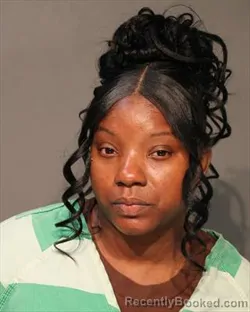 Mugshot of Lakesha Dominique Jones booked in Polk County, Iowa on August 9, 2026